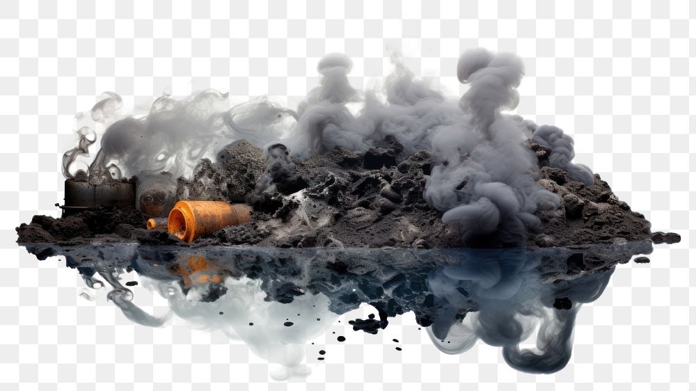 PNG Pollution pollution outdoors smoke. AI generated Image by rawpixel.