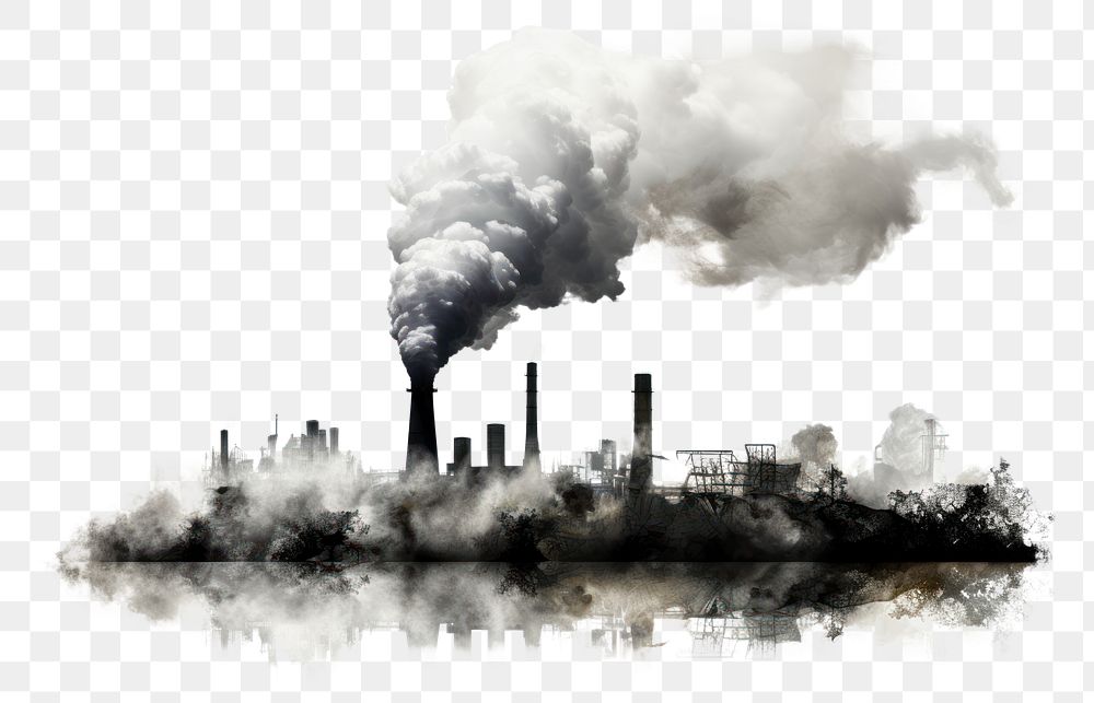 PNG Pollution pollution architecture outdoors. AI generated Image by rawpixel.