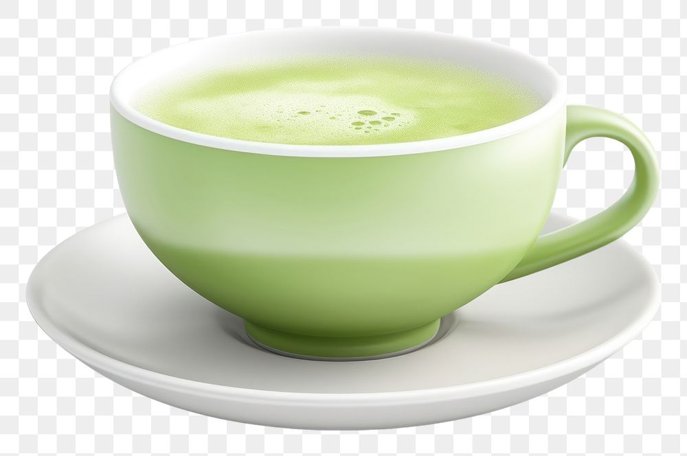 PNG Macha tea cup porcelain. AI generated Image by rawpixel.