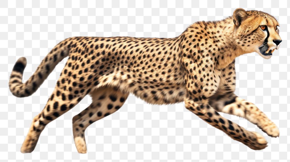 PNG Cheetah wildlife animal mammal. AI generated Image by rawpixel.
