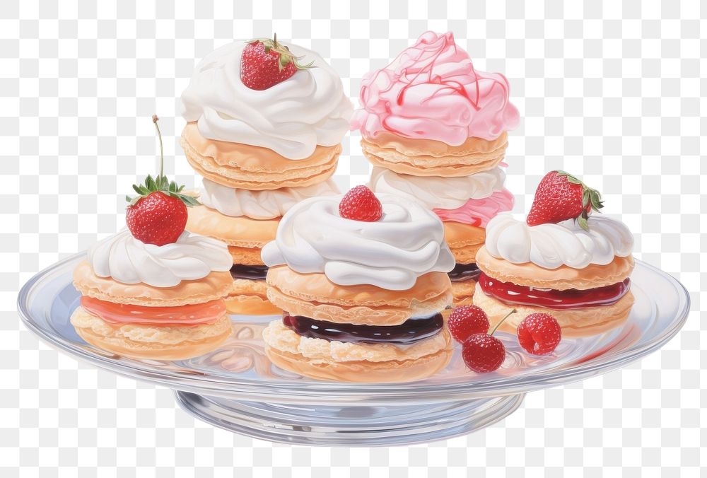PNG Food dessert pastry cream. 