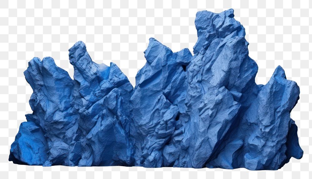 PNG Rock border blue white background textured. AI generated Image by rawpixel.