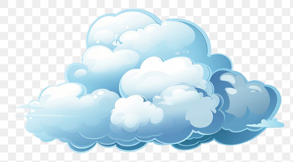 PNG  Illustration cloud white sky. AI generated Image by rawpixel.