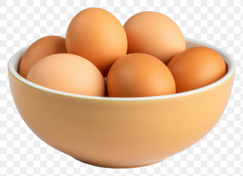 PNG Eggs bowl egg food. AI generated Image by rawpixel.
