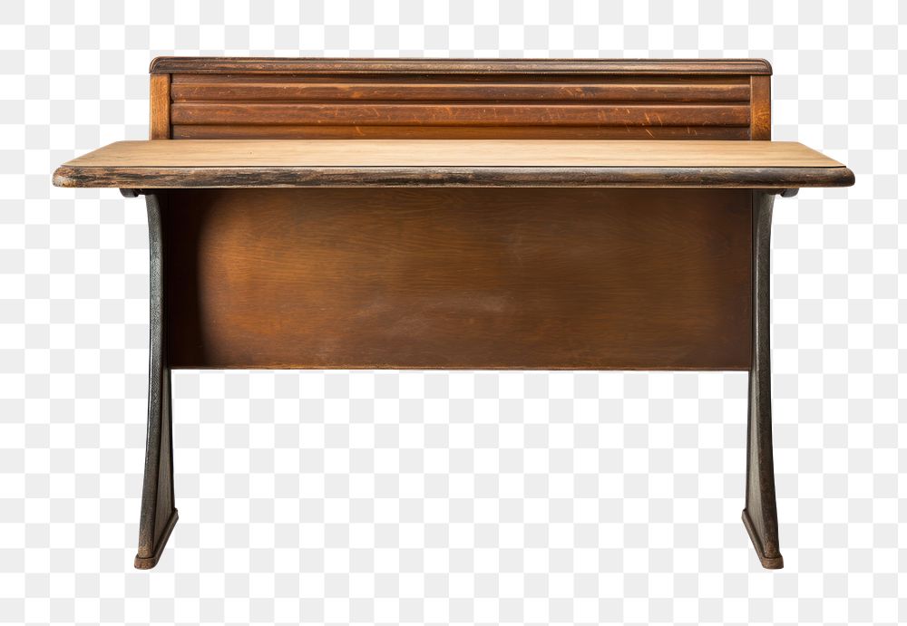 PNG Classroom desk furniture table. AI generated Image by rawpixel.