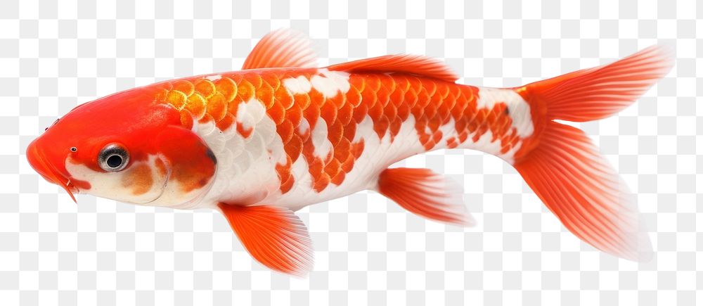 PNG Japanese goldfish animal koi. AI generated Image by rawpixel.
