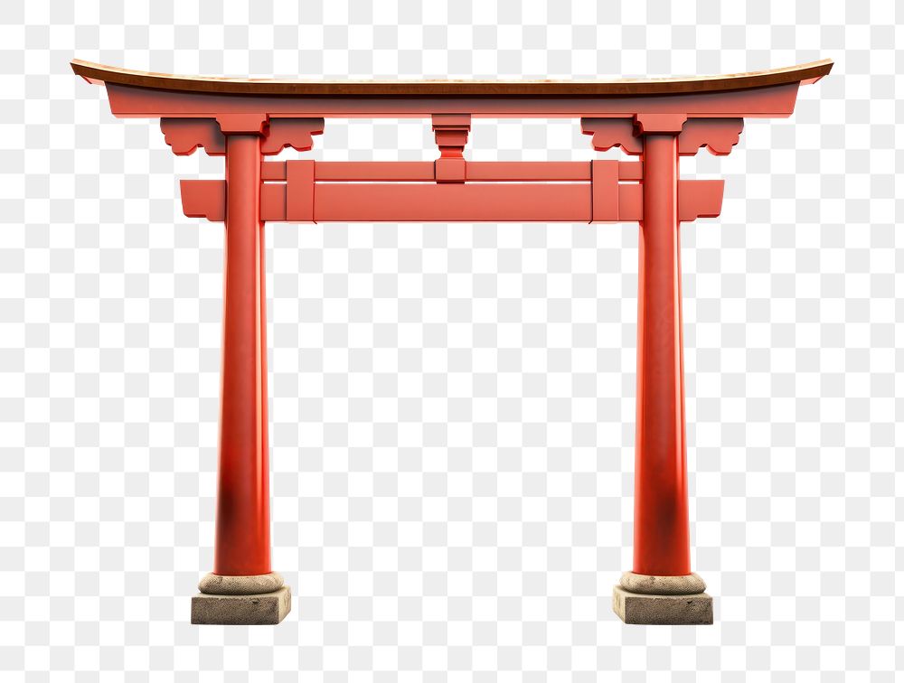 PNG Japanese architecture column torii. AI generated Image by rawpixel.