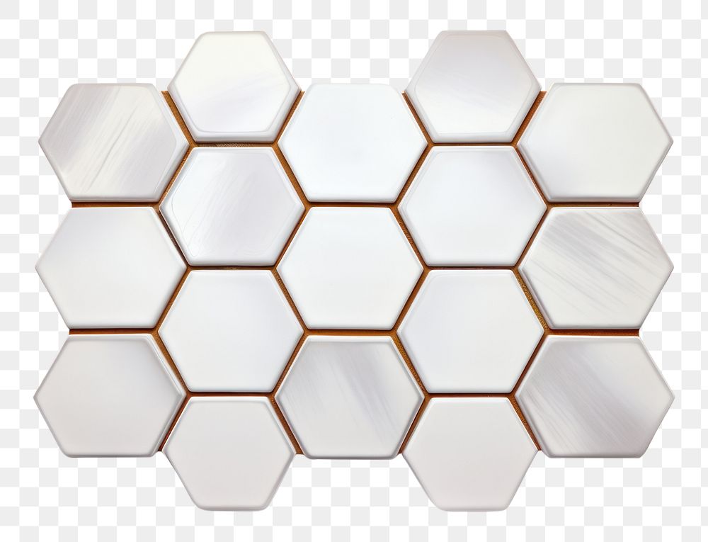 PNG Tile backgrounds hexagon white. AI generated Image by rawpixel.