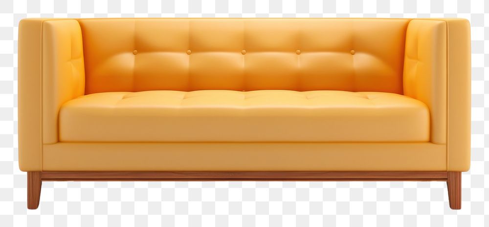 PNG Sofa furniture chair white background. AI generated Image by rawpixel.