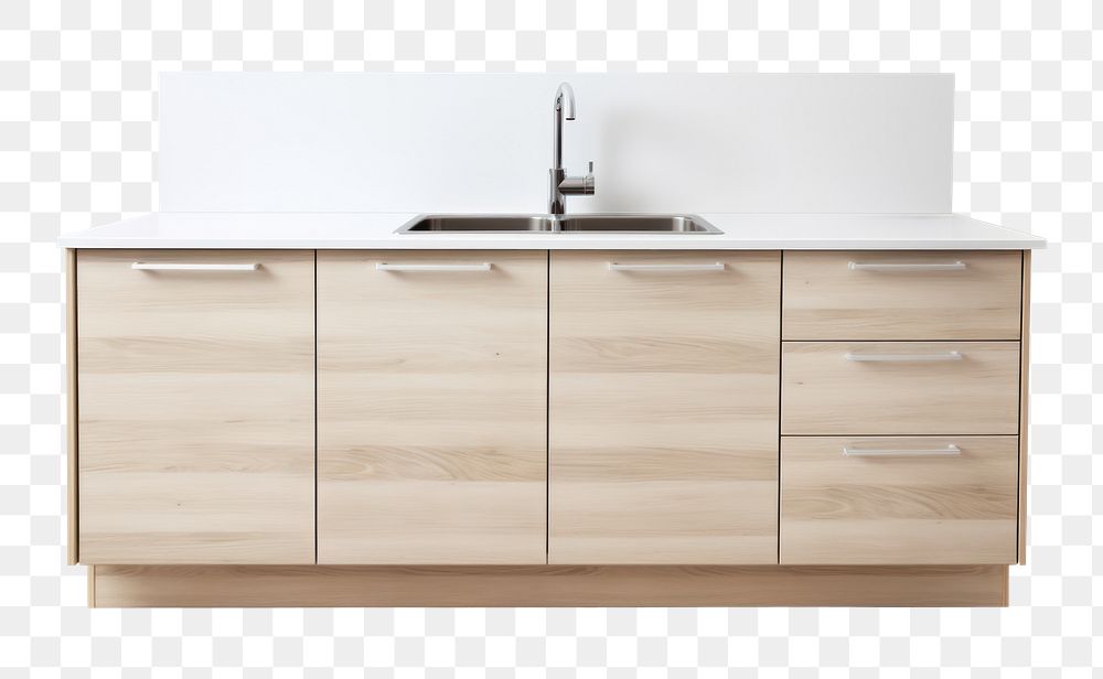 PNG  Furniture cabinet kitchen sink. AI generated Image by rawpixel.