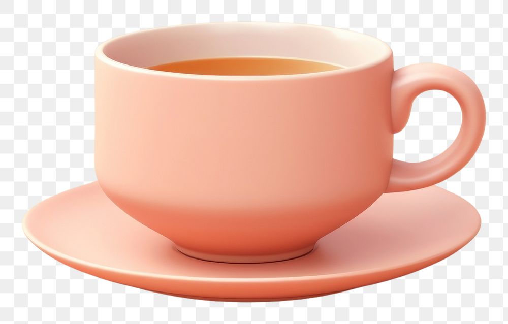 PNG Cup coffee saucer drink. 