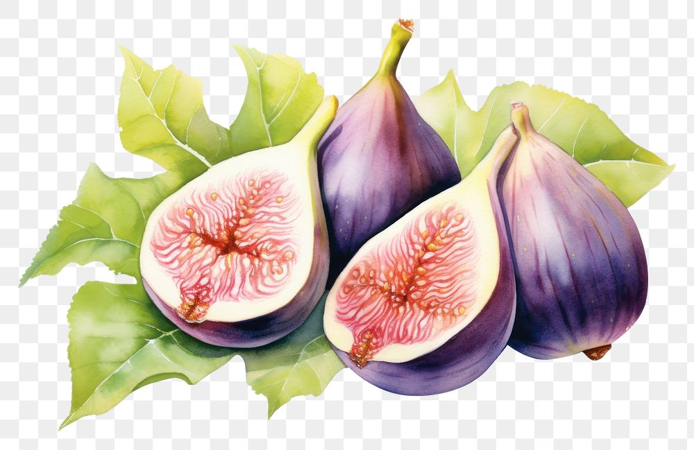 PNG  Arabic figs fruit plant food. AI generated Image by rawpixel.