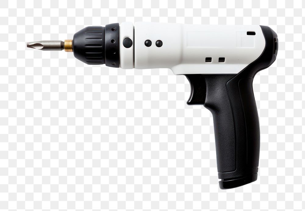 PNG  Electric screwdriver white tool . AI generated Image by rawpixel.