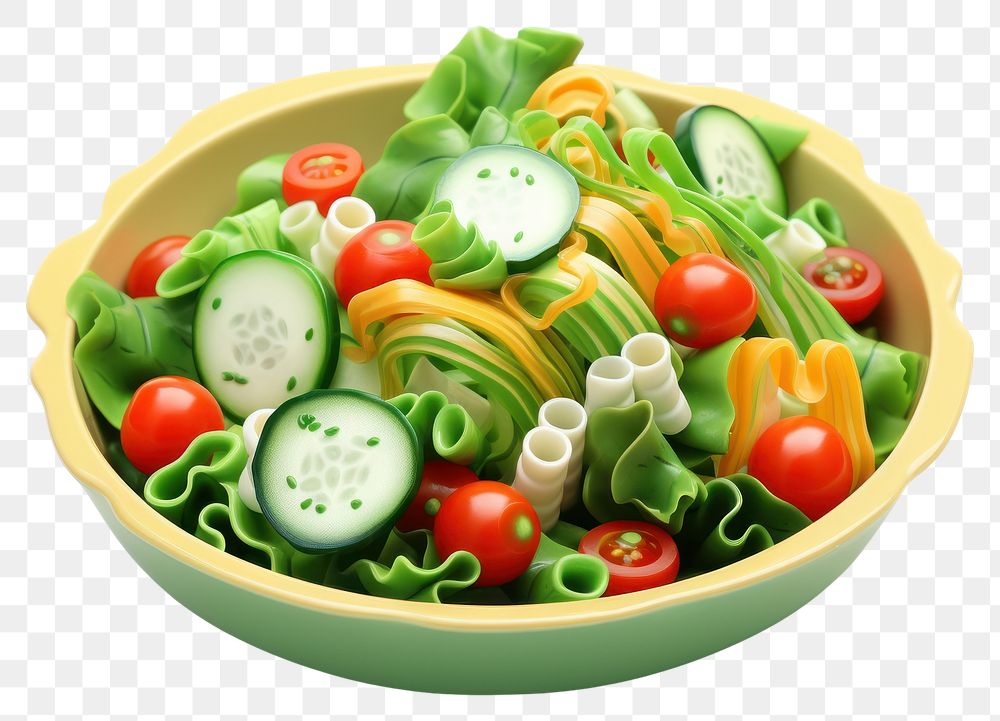 PNG Vegetable salad food meal. AI generated Image by rawpixel.
