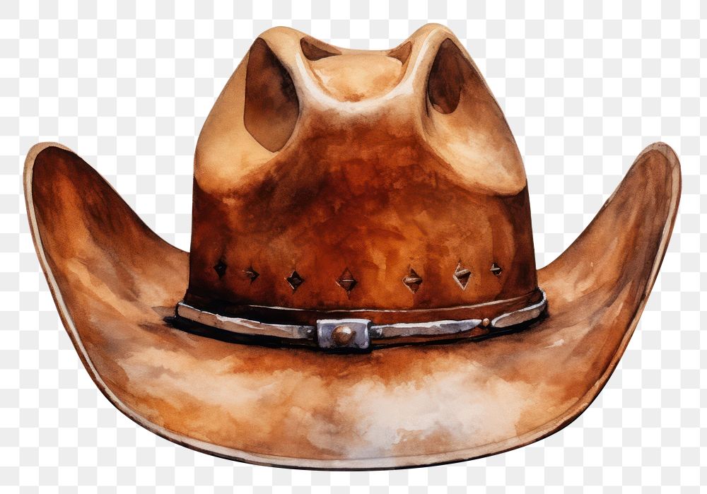 PNG Cowboy white background protection headwear. AI generated Image by rawpixel.