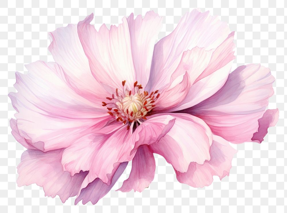 PNG Pink flower blossom dahlia petal. 