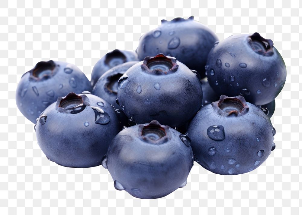PNG Blueberrie blueberry berries fruit. AI generated Image by rawpixel.