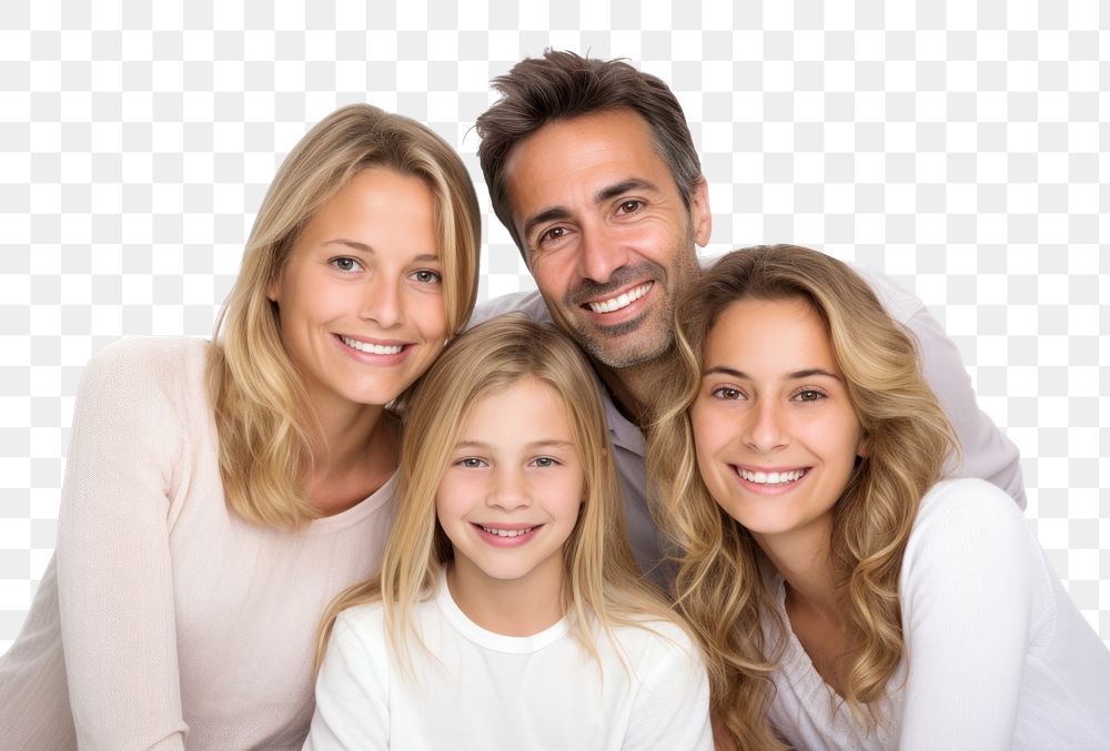 PNG Family portrait adult smile. AI generated Image by rawpixel.