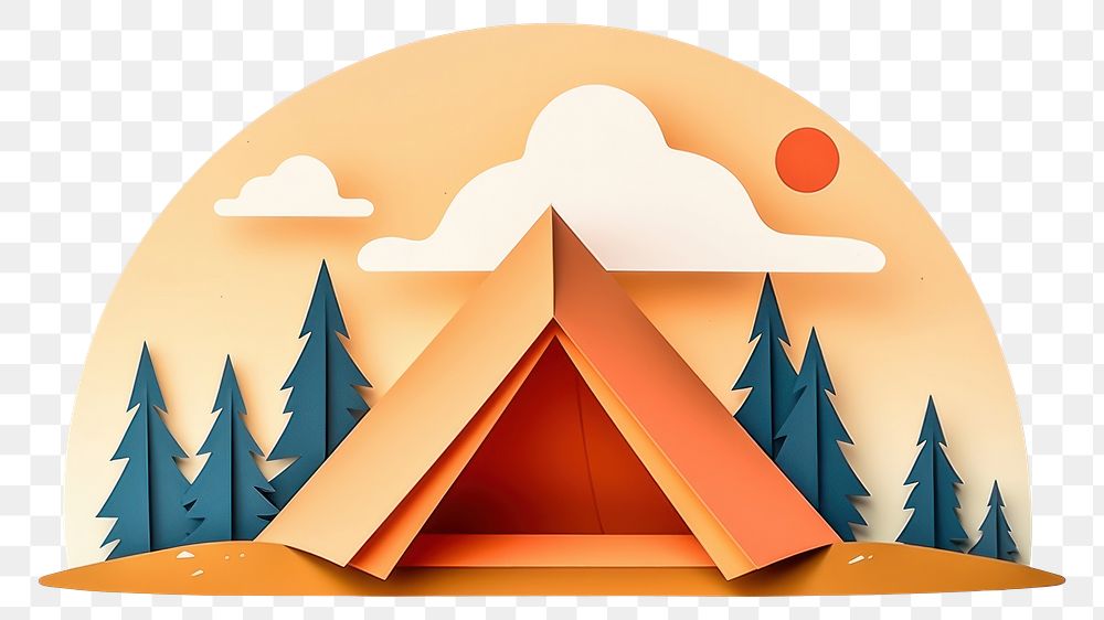 PNG Tent outdoors camping nature. AI generated Image by rawpixel.