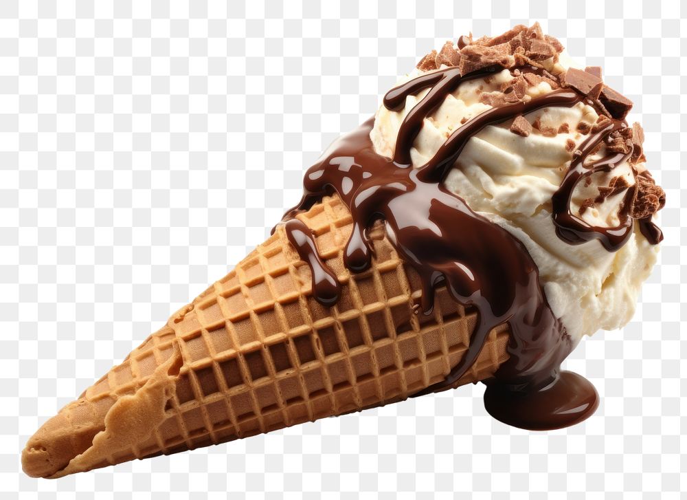 PNG Long cone Ice cream chocolate dessert food
