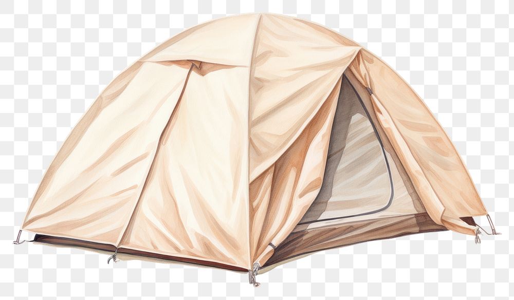 PNG Tent outdoors camping white background. AI generated Image by rawpixel.