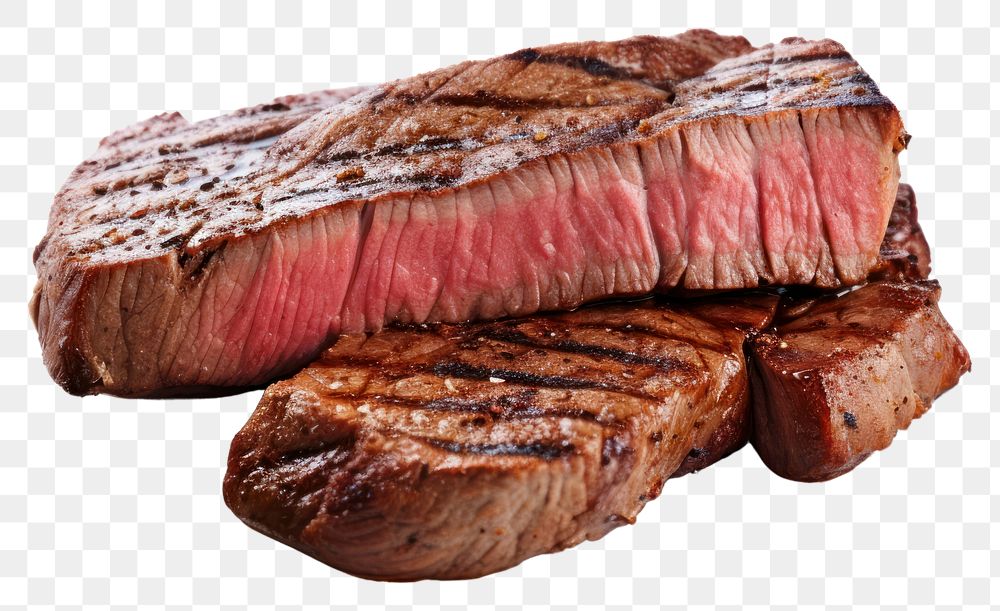 PNG Grilled Beef Steak steak meat beef. AI generated Image by rawpixel.