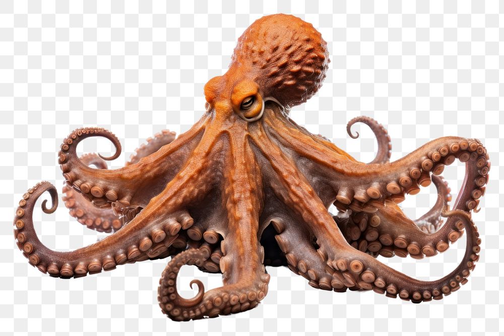 PNG Kraken octopus animal white background. AI generated Image by rawpixel.