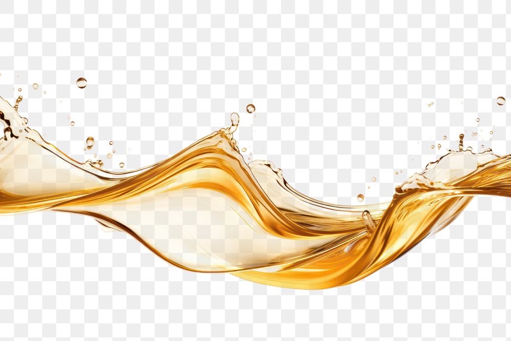 PNG Golden liquid swish backgrounds white background refreshment