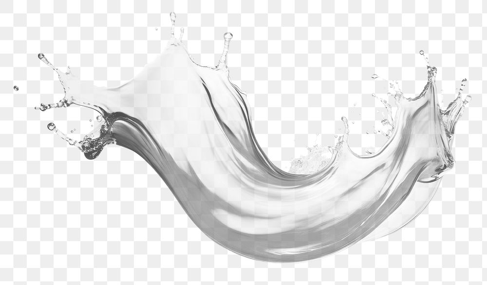 PNG Paint water swish swirl white background splattered. AI generated Image by rawpixel.