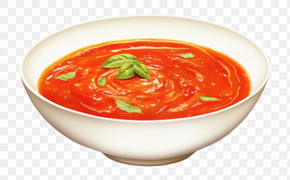 PNG Tomatoe soup vegetable food meal. AI generated Image by rawpixel.