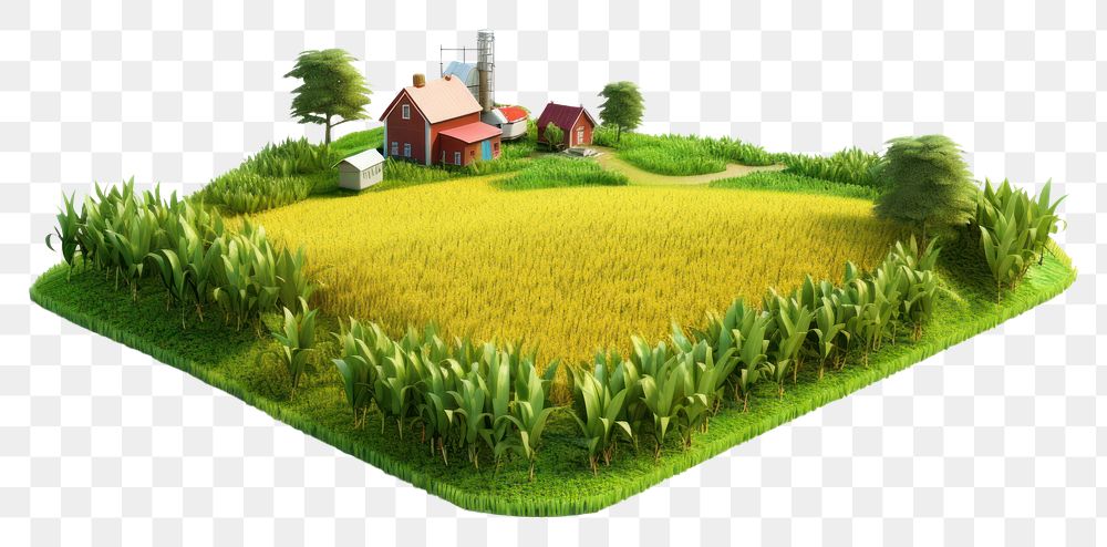 PNG Corn field agriculture landscape outdoors. AI generated Image by rawpixel.