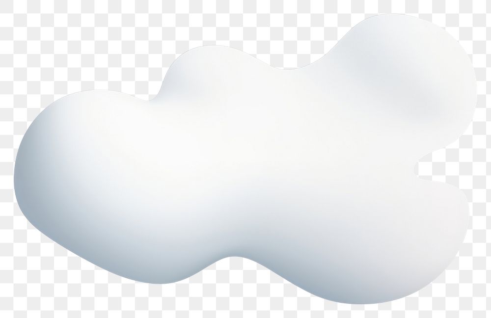 PNG A blob white white background moustache. AI generated Image by rawpixel.