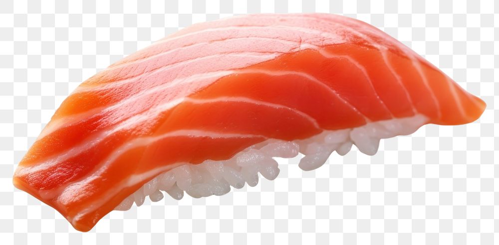 PNG Nigiri seafood salmon sushi. AI generated Image by rawpixel.