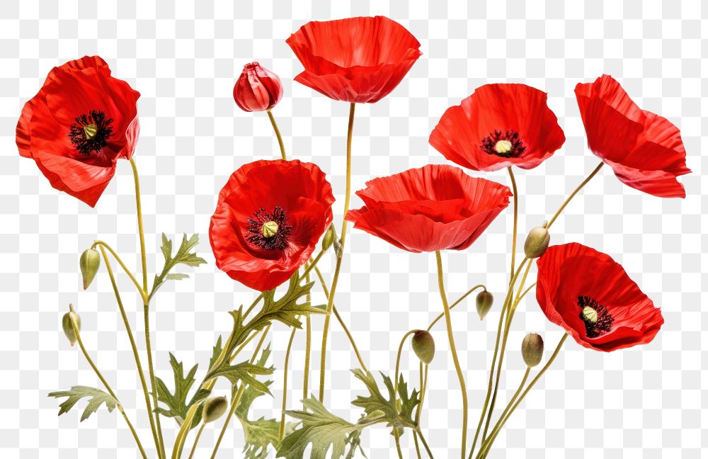 PNG Poppy bush flower plant rose.