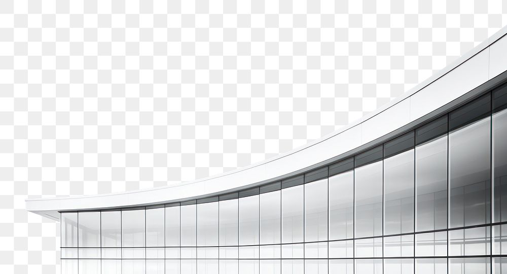 PNG  Building architecture facade curve. AI generated Image by rawpixel.