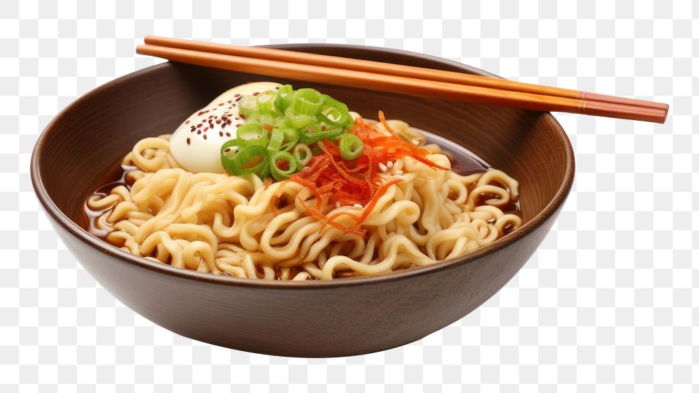 PNG Ramen chopsticks food meal. AI generated Image by rawpixel.