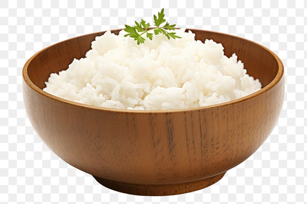 PNG Rice bowl japanese white food white background. AI generated Image by rawpixel.