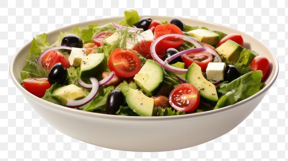 PNG Salads plate food meal. AI generated Image by rawpixel.