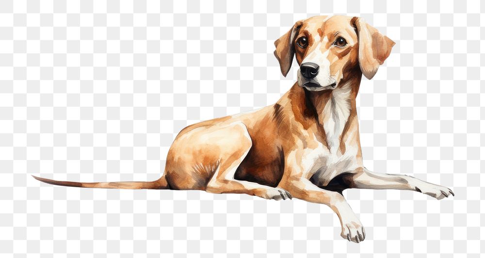 PNG Stray dog animal mammal beagle. AI generated Image by rawpixel.