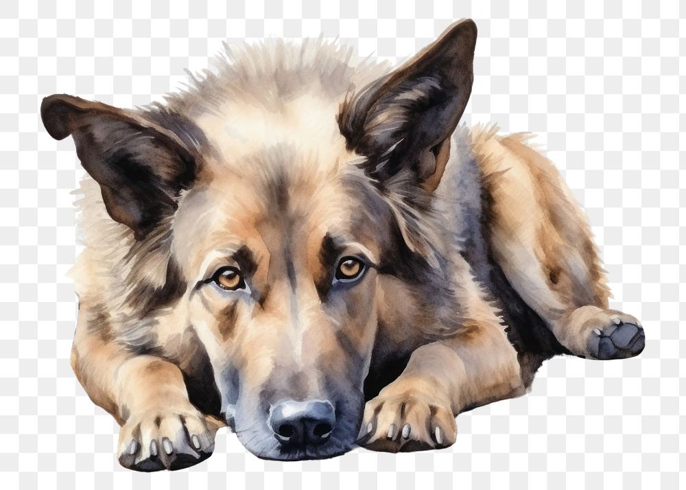 PNG Stray dog mammal animal pet. AI generated Image by rawpixel.