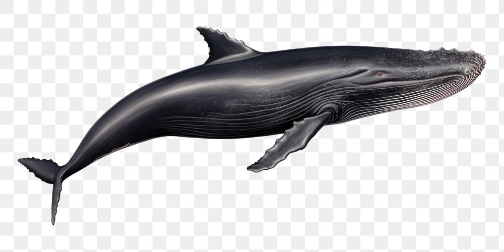 PNG A real whale animal mammal fish. AI generated Image by rawpixel.