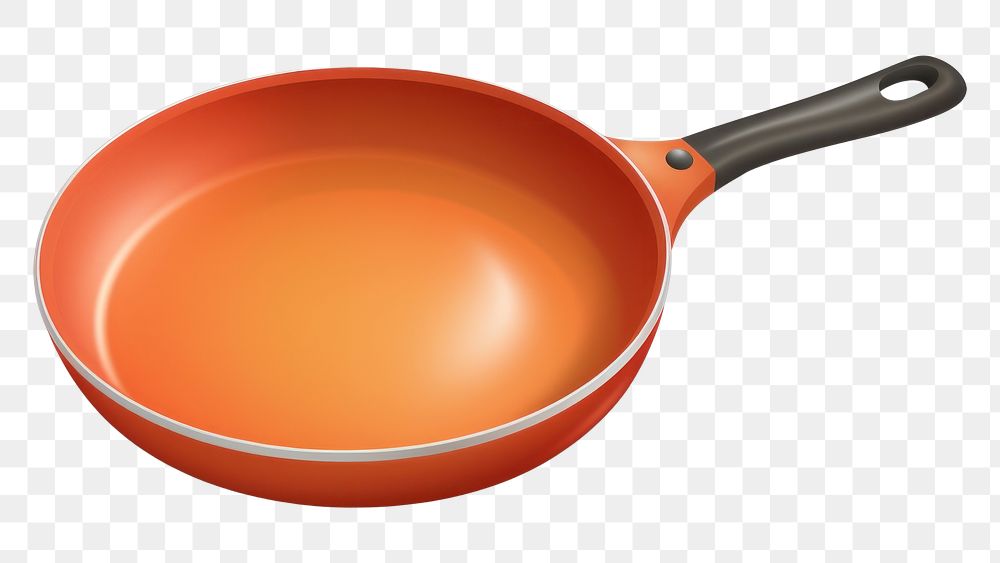 PNG  Frying pan wok white background simplicity. AI generated Image by rawpixel.