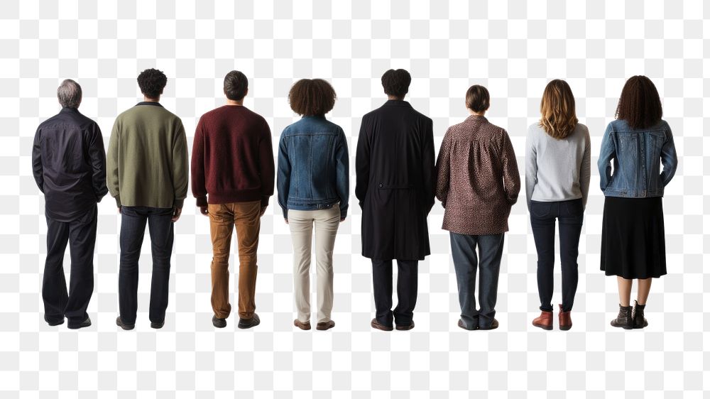 PNG Standing walking people adult. AI generated Image by rawpixel.