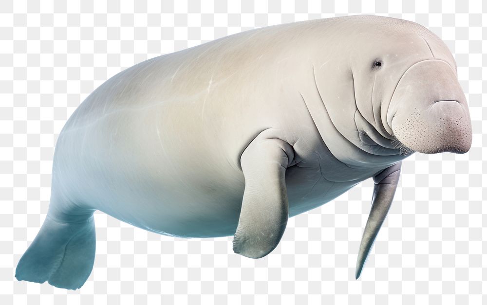 PNG Dugong animal mammal fish. 