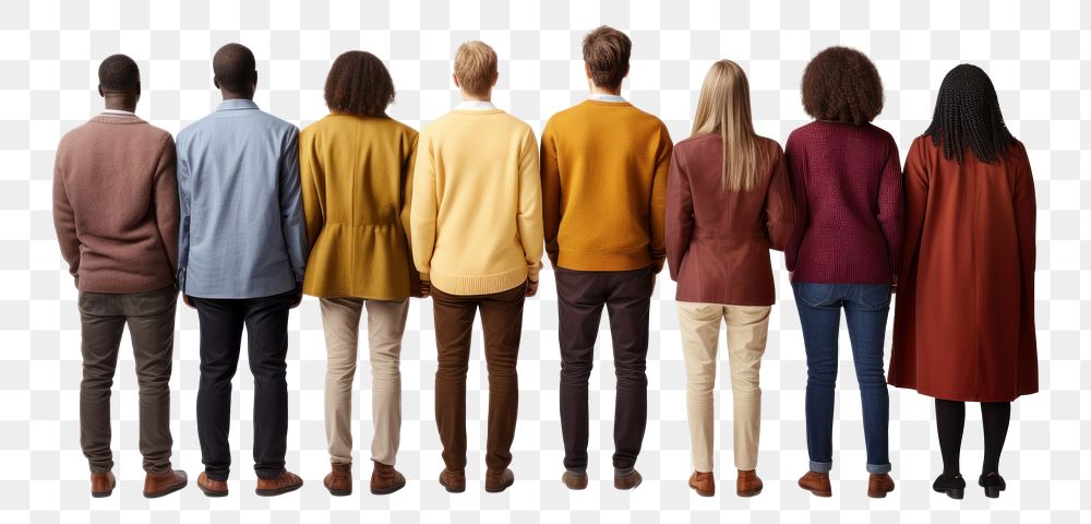 PNG Group standing people adult. AI generated Image by rawpixel.