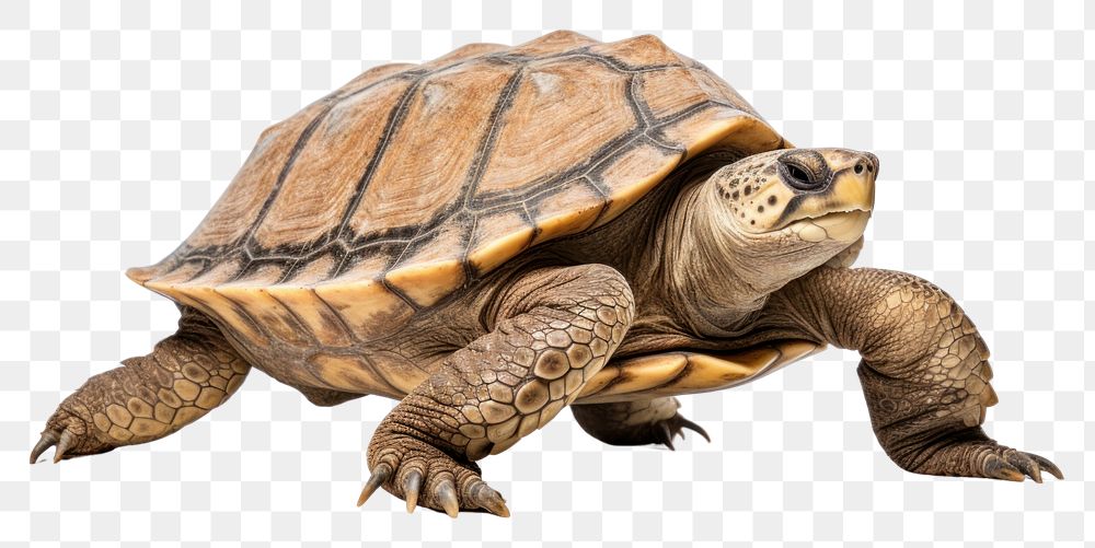 PNG Sea turtle reptile animal white background. AI generated Image by rawpixel.