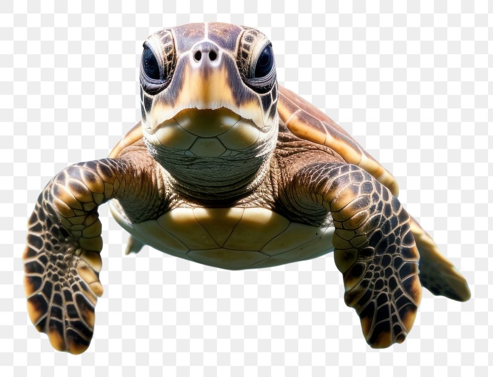 PNG Turtle swimming reptile animal. AI generated Image by rawpixel.