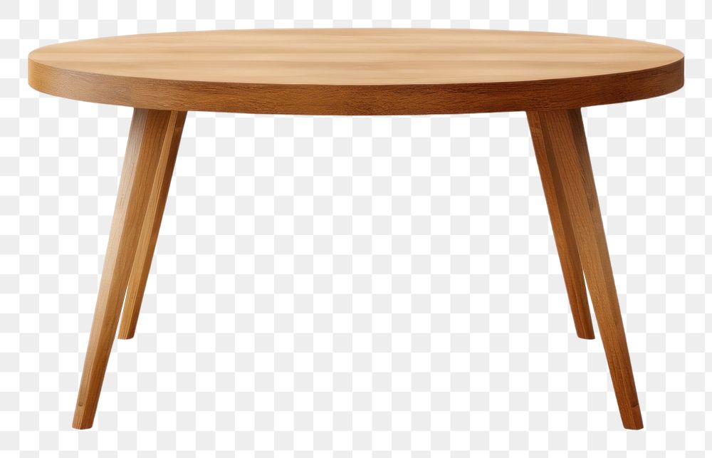 PNG Table wood furniture white background