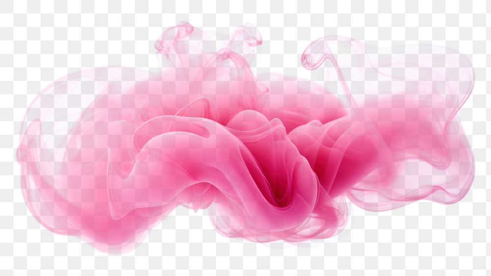 PNG Smoke pink white background creativity