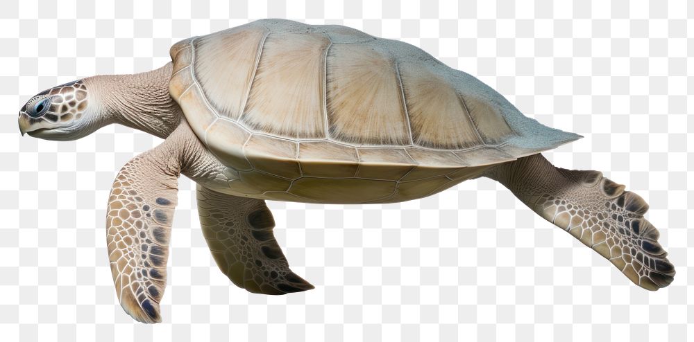 PNG A sea turtle reptile animal white background. AI generated Image by rawpixel.